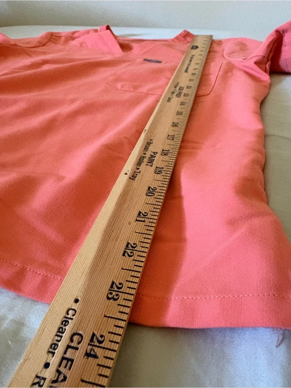 Figs Women's Coral Pink Scrub Set - Picture 3 of 10